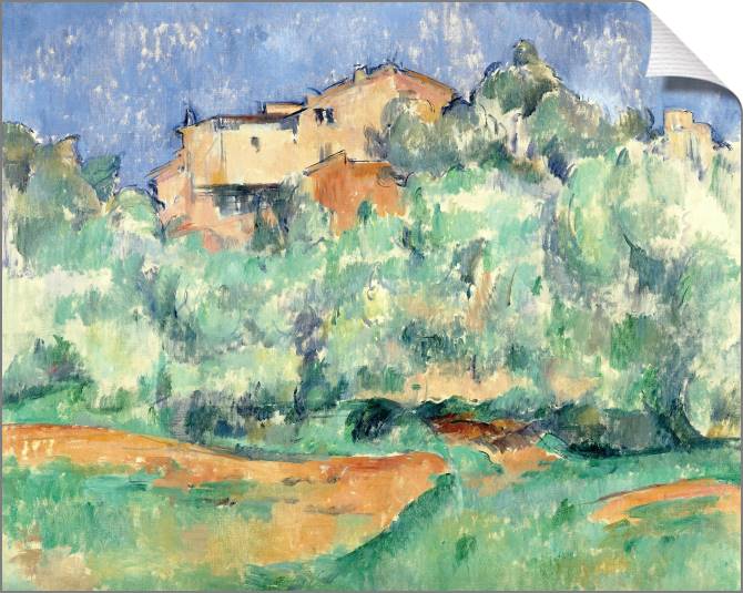 Paintings on canvas Paul Cezanne The Farm of Bellevue with Dovecote