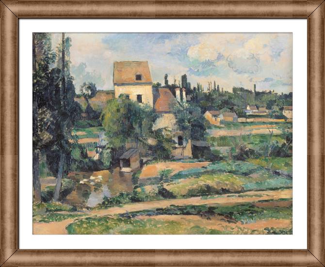Картины в рамке, багете Paul Cezanne Mill on the Couleuvre at Pontoise
