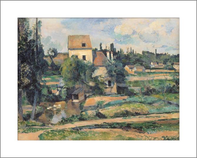 Paintings, photos from Passepartout Paul Cezanne Mill on the Couleuvre at Pontoise