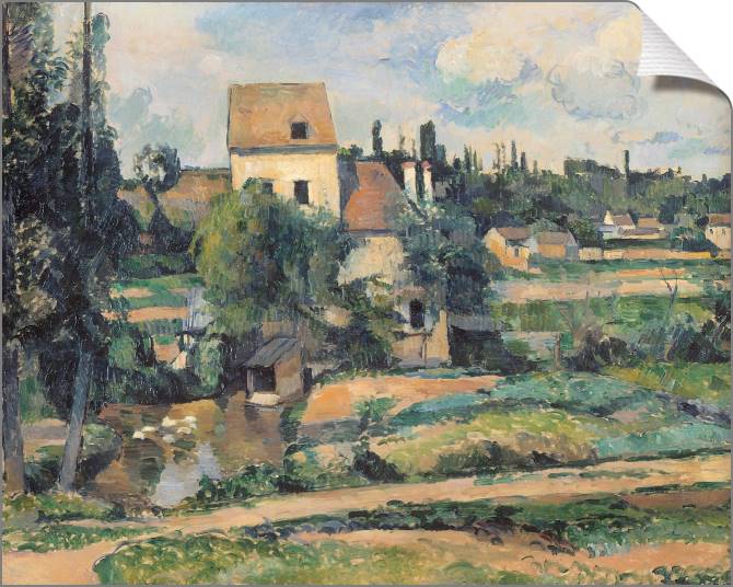 Paintings on canvas Paul Cezanne Mill on the Couleuvre at Pontoise