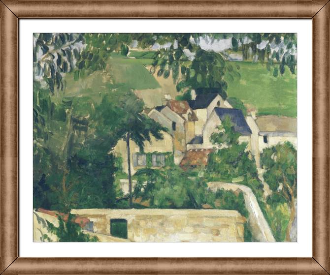 Картины в рамке, багете Paul Cezanne Landscape, Auvers