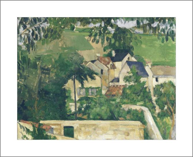 Paintings, photos from Passepartout Paul Cezanne Landscape, Auvers