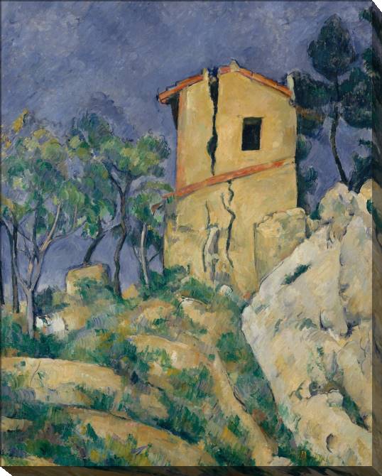 Paintings on canvas Paul Cezanne The House with The Cracked Walls