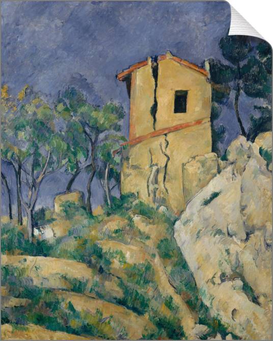 Paintings on canvas Paul Cezanne The House with The Cracked Walls