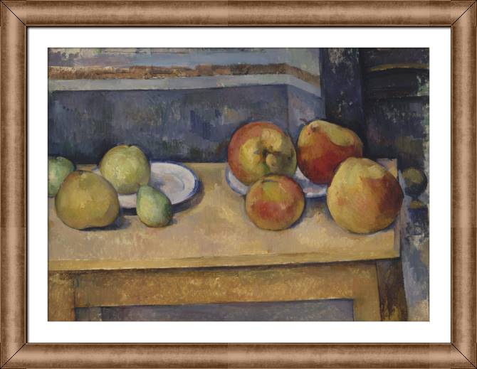 Framed and baguette paintings Paul Cezanne Apples and Pears