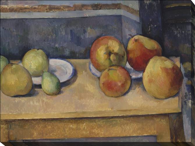 Купить и печать на заказ Картины на холсте Поль Сезанн Apples and Pears