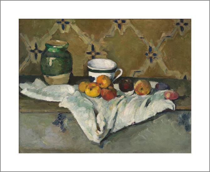 Купить и печать на заказ Картины, фото с паспарту Поль Сезанн Apples