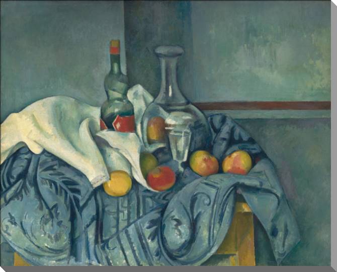 Paintings on canvas Paul Cézanne, The Peppermint Bottle