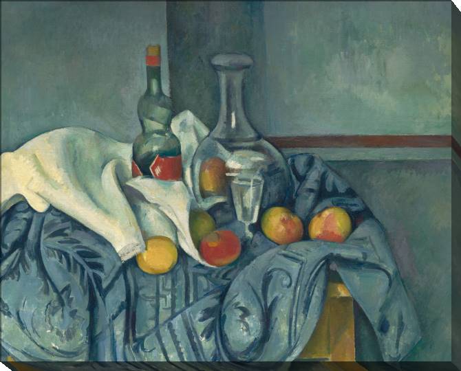 Paintings on canvas Paul Cézanne, The Peppermint Bottle