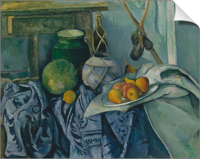 Картины на холсте Paul Cezanne Ginger Jar and Eggplants