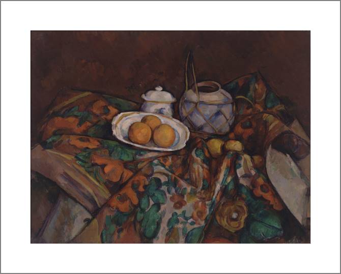 Paintings, photos from Passepartout Paul Cezanne Ginger Jar Sugar Bowl and Oranges