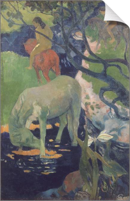 Картины на холсте Paul Gauguin The White Horse