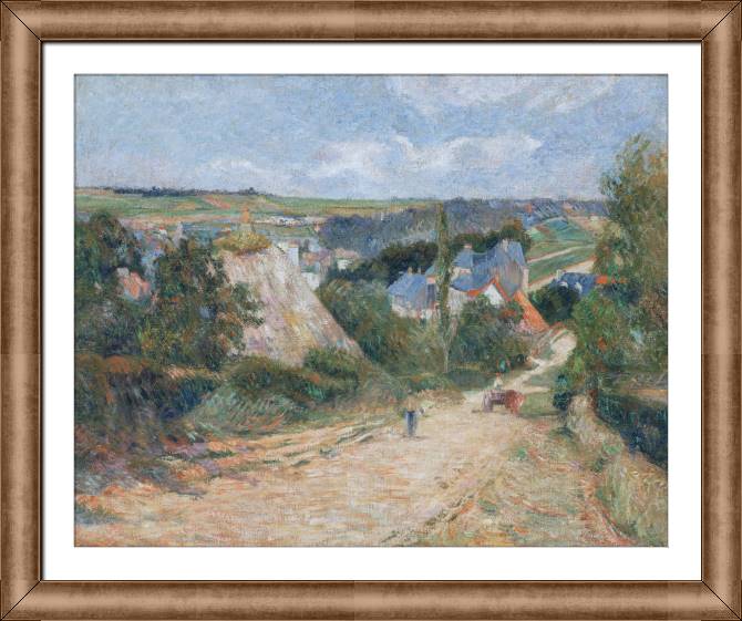 Картины в рамке, багете Paul Gauguin Entrance to the Village of Osny