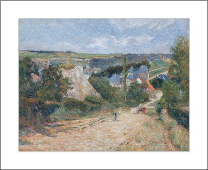 Paintings, photos from Passepartout Paul Gauguin Entrance to the Village of Osny