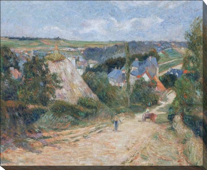 Paintings on canvas Paul Gauguin Entrance to the Village of Osny
