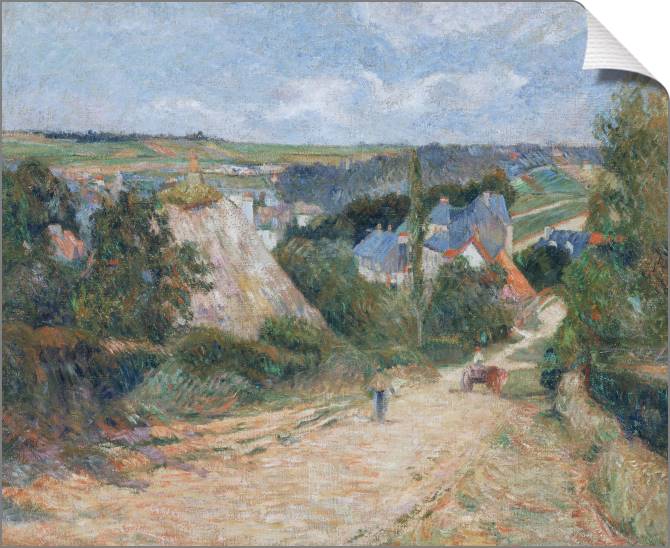 Картины на холсте Paul Gauguin Entrance to the Village of Osny