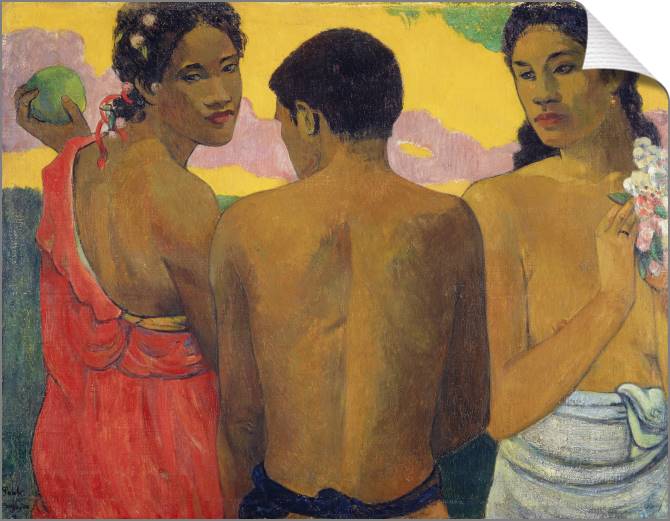 Картины на холсте Paul Gauguin Three Tahitians