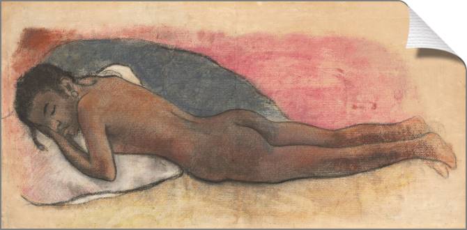 Картины на холсте Paul Gauguin Reclining Nude
