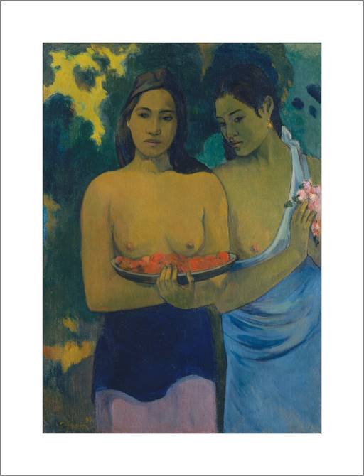 Paintings, photos from Passepartout Paul Gauguin Two Tahitian Women