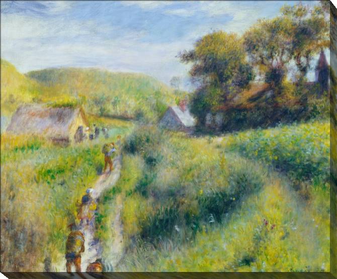 Paintings on canvas Pierre Auguste Renoir Grape Harvesters