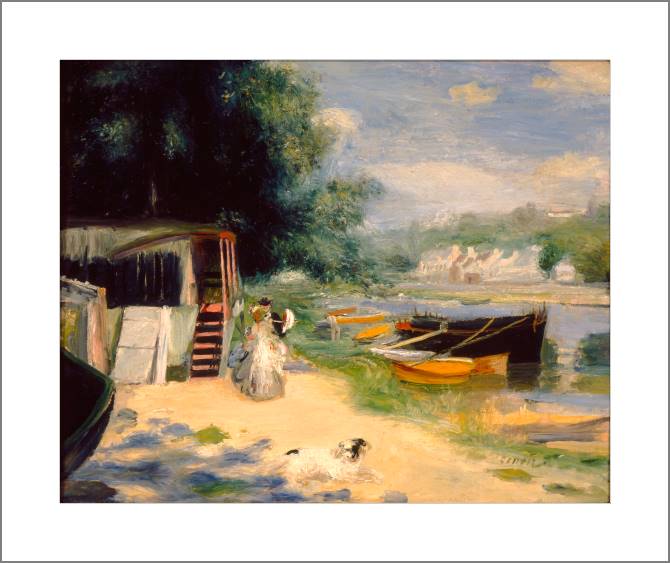 Paintings, photos from Passepartout Pierre Auguste Renoir View of Bougival