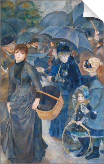 Картины на холсте Pierre Auguste Renoir Umbrellas