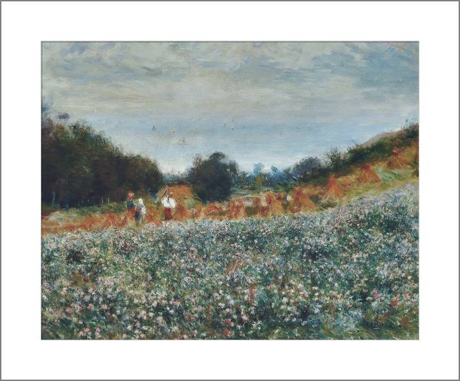 Paintings, photos from Passepartout Pierre Auguste Renoir The Haying