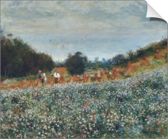 Картины на холсте Pierre Auguste Renoir The Haying