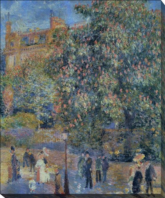 Картины на холсте Pierre Auguste Renoir La Place Saint-Georges