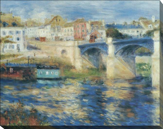 Paintings on canvas Pierre Auguste Renoir Le Pont de Chatou