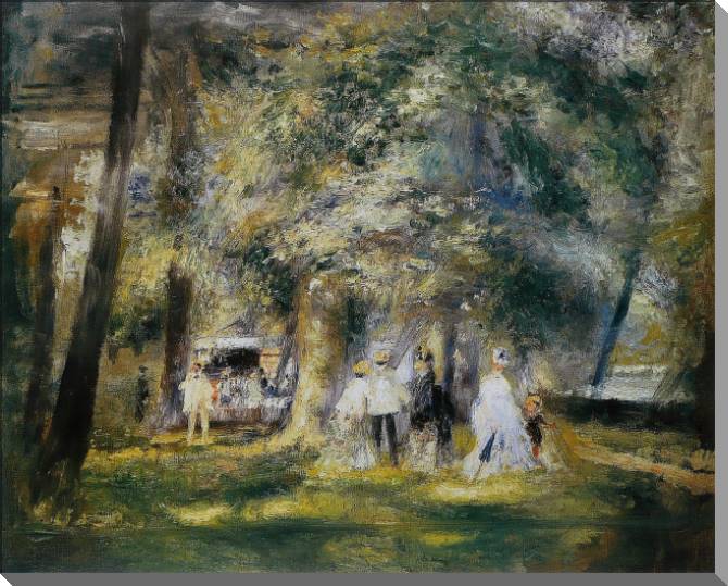 Paintings on canvas Pierre Auguste Renoir In St Cloud Park