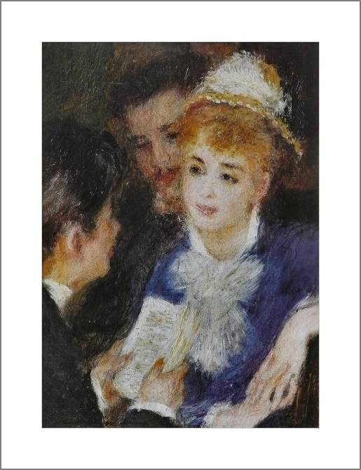 Купить и печать на заказ Картины, фото с паспарту Чтение