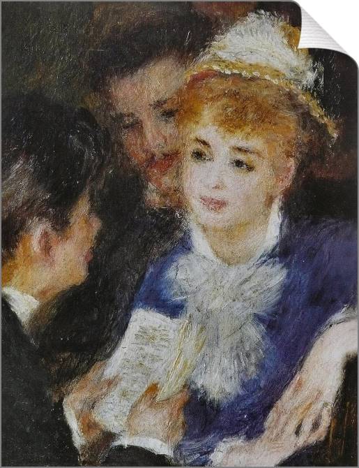 Paintings on canvas Pierre Auguste Renoir Reading the Part