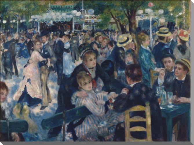 Paintings on canvas Pierre Auguste Renoir Dance at the Moulin de la Galette
