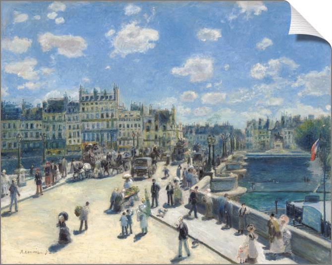 Купить и печать на заказ Картины на холсте Пон-Нёф, Париж