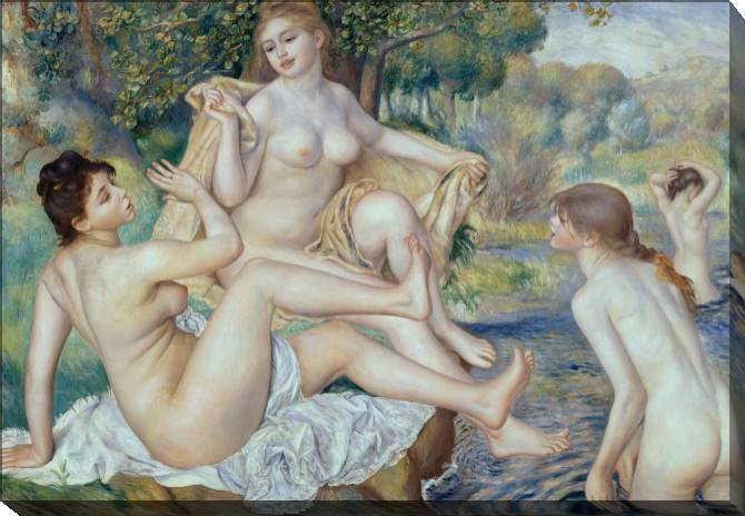 Картины на холсте Pierre Auguste Renoir The Large Bathers