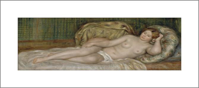 Купить и печать на заказ Картины, фото с паспарту Большая обнаженная