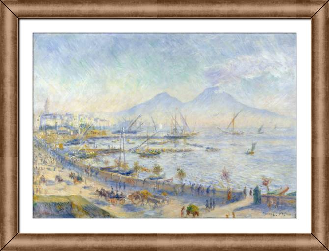 Картины в рамке, багете Pierre Auguste Renoir The Bay of Naples (Morning)