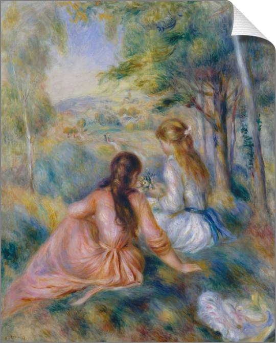 Купить и печать на заказ Картины на холсте На лугу