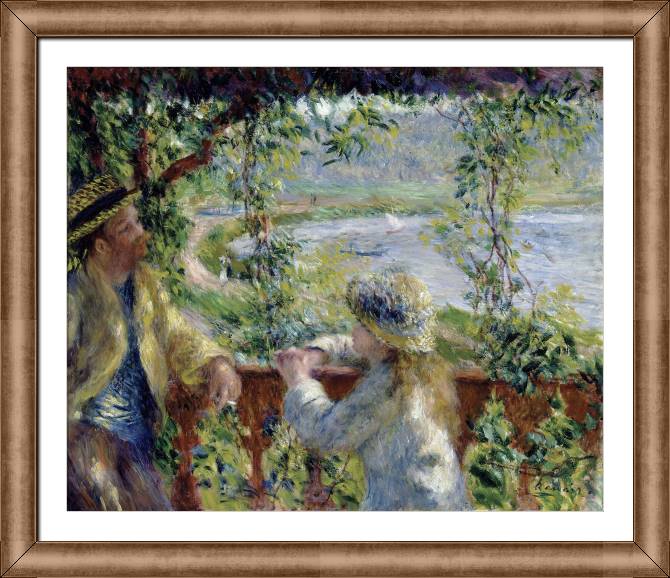 Картины в рамке, багете Pierre Auguste Renoir Near the Lake