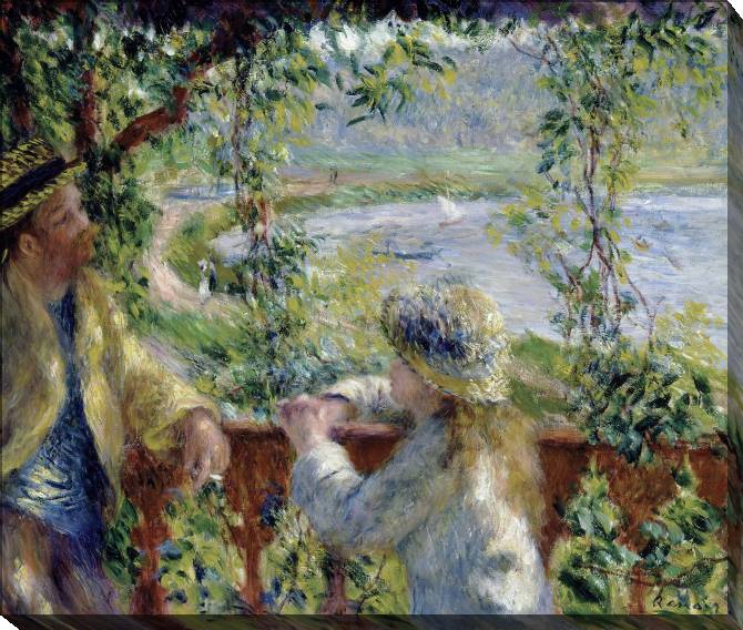 Картины на холсте Pierre Auguste Renoir Near the Lake