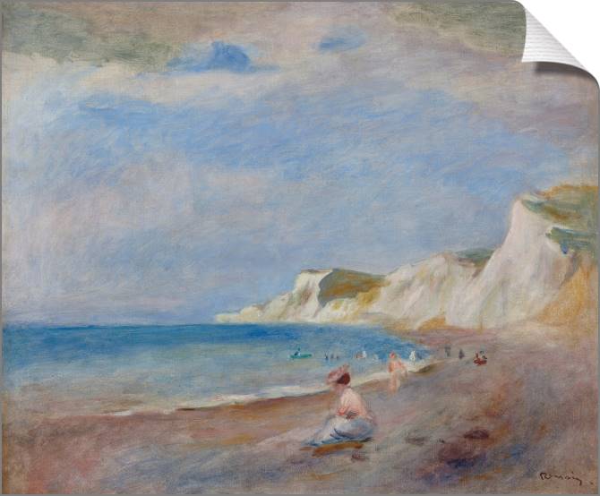 Купить и печать на заказ Картины на холсте Пляж Варенжвиль