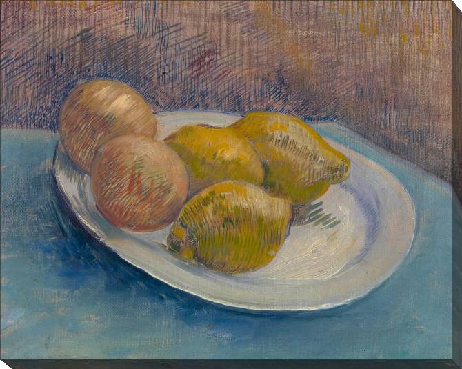 Paintings on canvas Vincent van Gogh Lemons on a Plate