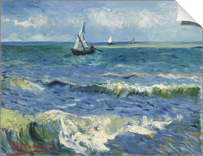 Купить и печать на заказ Картины на холсте Морской пейзаж в Сент-Мари