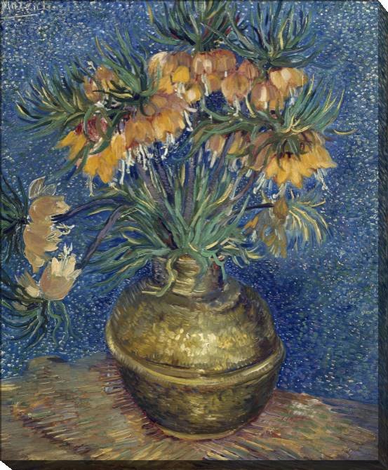 Картины на холсте Vincent van Gogh Crown Imperials in a Copper Vase