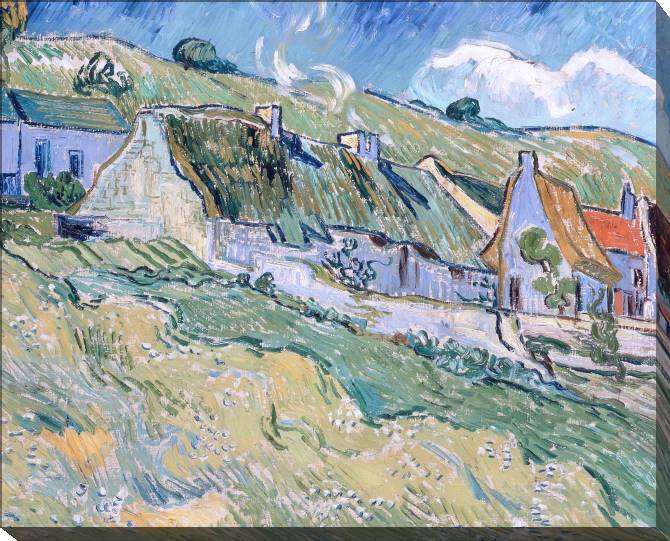 Картины на холсте Vincent van Gogh A Group of Cottages