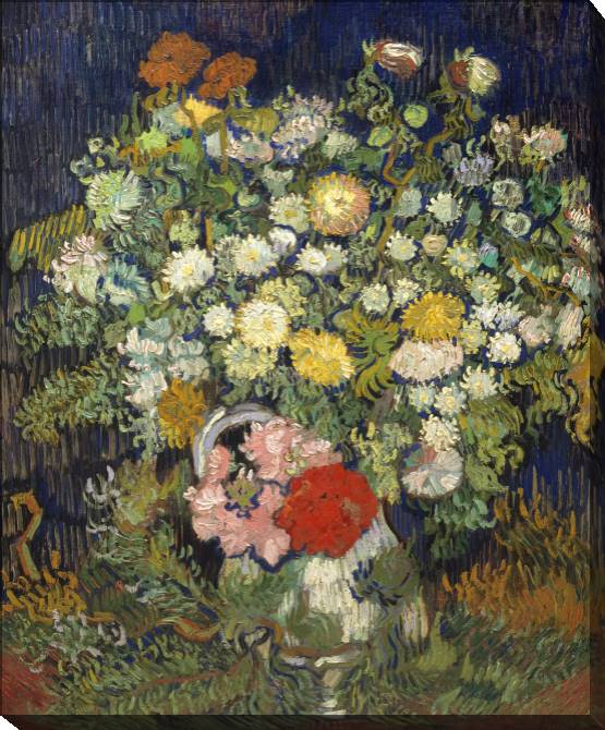 Картины на холсте Vincent van Gogh Vase with Flowers