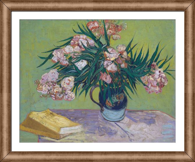 Картины в рамке, багете Vincent van Gogh Majolica Jar with Branches of Oleander