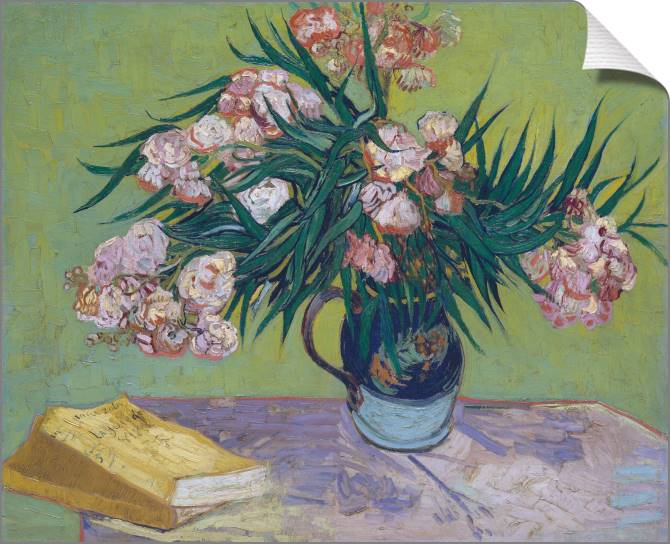 Купить и печать на заказ Картины на холсте Олеандры