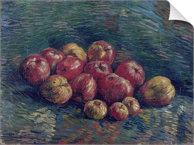 Купить и печать на заказ Картины на холсте Натюрморт с яблоками